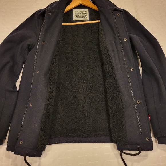 ❤ Levi's Coach Jacket Sherpa lined. - Picture 2 of 3